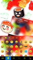 Fundo do Teclado Gummy Bears imagem de tela 2