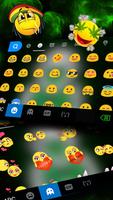 Tema Keyboard Gun Weed Cool Lady screenshot 2