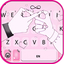 Fundo do Teclado Hand Infinity Love APK