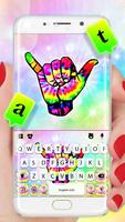 Hang Loose Tie Dye Plakat