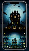 Tema Keyboard Halloween Ghost Cartaz