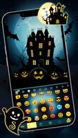 Chủ Đề Bàn Phím Halloween Ghos ảnh chụp màn hình 2