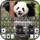 Happy Cute Panda Tastaturhintergrund APK