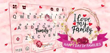 Happy Day of Families Keyboard