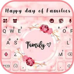 Happy Day of Families Tastatur APK Herunterladen