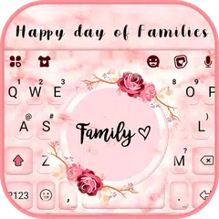 Happy Day of Families 主題鍵盤 APK 下載