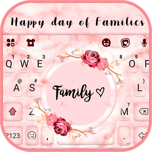Happy Day of Families Keyboard