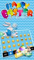Tema Keyboard Happy Easter imagem de tela 2