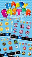 Tema Keyboard Happy Easter imagem de tela 3