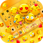 Fond de clavier Happy Emojis G icône