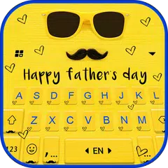 Happy Fathers Day Keyboard Bac APK download