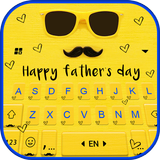 Fundo do Teclado Happy Fathers ícone