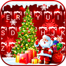 Fond de clavier Happy Red Chri APK