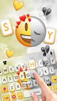 Fond de clavier Happy Sad Emoj capture d'écran 1