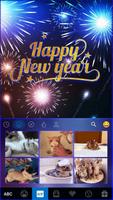 Tema Keyboard Happynewyear2017 imagem de tela 3
