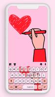 Heart Doodle Love Plakat
