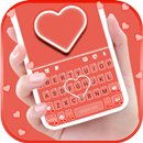 Fundo do Teclado Heart Doodle Live APK