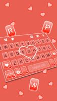 Fundo do Teclado Heart Doodle Live imagem de tela 1