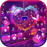 Tema Keyboard Heart Dreamcatcher ícone