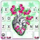Chủ Đề Bàn Phím Heart Flower A biểu tượng