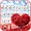 Heart Love Tree Tastatur-Thema