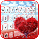 Heart Love Tree Tastatur-Thema APK