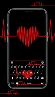 Fundo do Teclado Heartbeat Par Cartaz