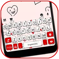 Hearts Doodles 主題鍵盤 APK 下載