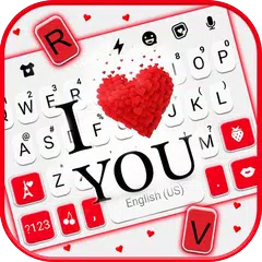 Hearts Love You Tastatur-Thema APK Herunterladen