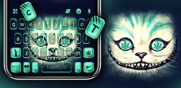 High Cat Smile Tema de teclado