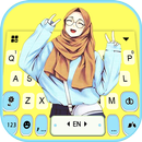 Thème de clavier Hijab Girl APK