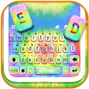 Tema Keyboard Hippy Tie Dye APK