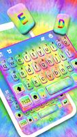 Tema Keyboard Hippy Tie Dye imagem de tela 1