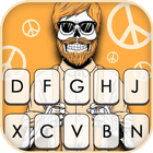Fundo do Teclado Hipster Guy ícone