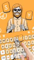 Fundo do Teclado Hipster Guy imagem de tela 1