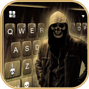خلفية الكيبورد Hoody Skull Kil APK