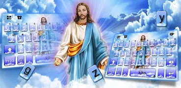 Тема для клавиатуры Holy Jesus