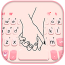 Tema Keyboard Hold My Hand APK