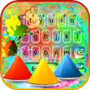 ثيم لوحة المفاتيح Holi Colors APK
