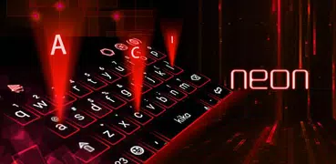 Hologram Neon のテーマキーボード