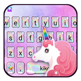 Nouveau thème de clavier Holographic Cute Unicorn icône