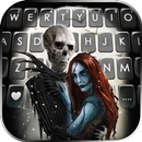 Teclado Horror Couple Skull APK