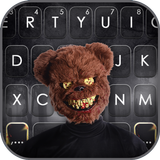 Horror Bear Mask Zeichen