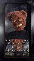 Horror Bear Mask Poster