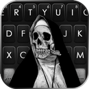 APK Horror Skull Nun Tema Tastiera