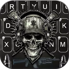Horror Guns Skull Warrior Keyb APK download