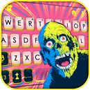 Тема для клавиатуры Horror Swamp Monster APK