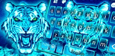 Horror Tiger Keyboard Theme