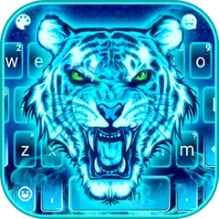 Horror Tiger Tema de teclado