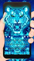 Thème de clavier Horror Tiger Affiche